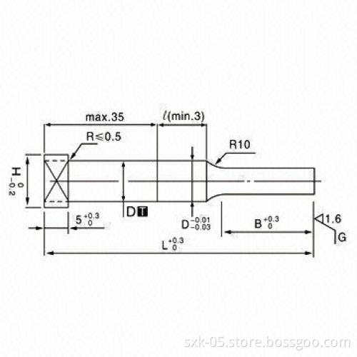 Shoulder punch with 40mm length